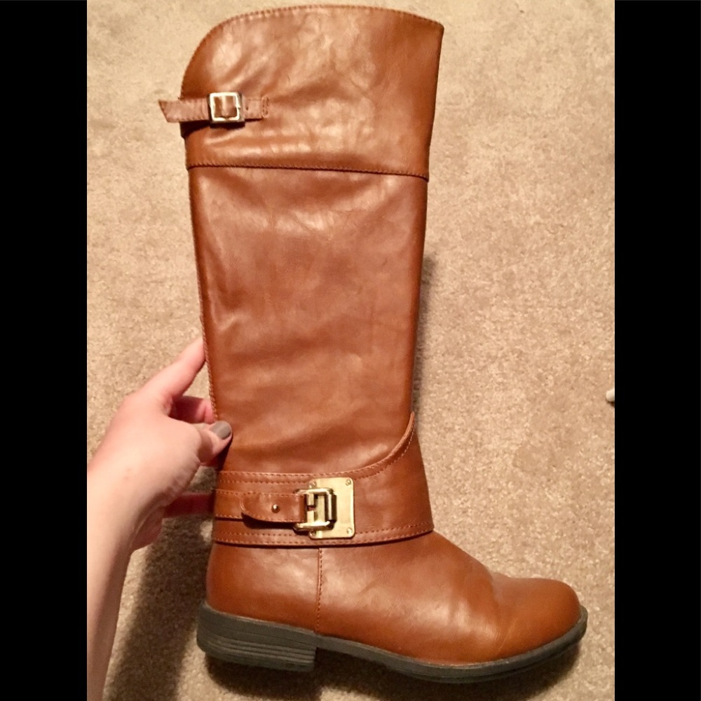 Bamboo Excellent condition chestnut brown boots - Picture 1 of 4